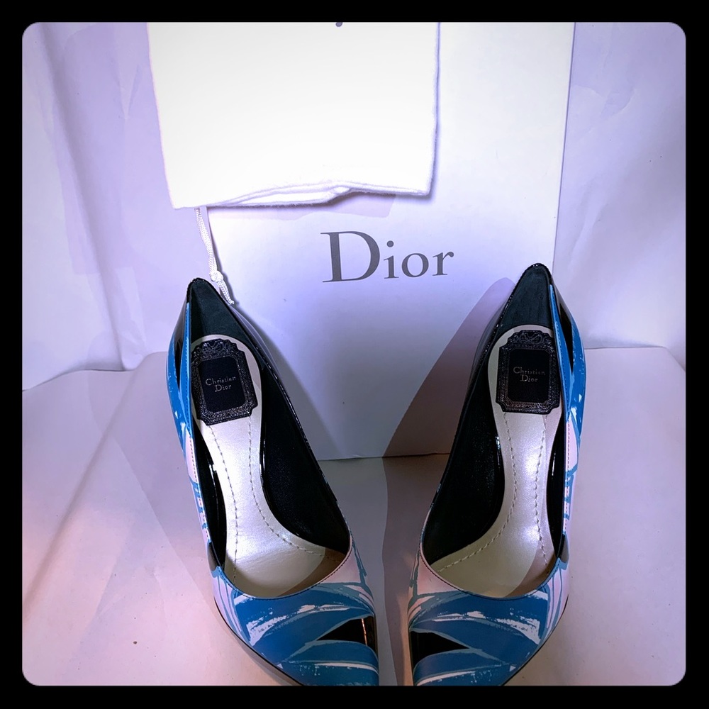 Dior patent leather heels